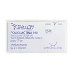 FIO SUTURA POLIGLACTINA 910 APARELHO DIGESTIVO SHALON (2-0-70CM-AG1/2CIR.CIL3.5)