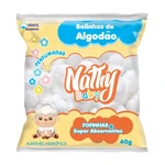 ALGODÃO BOLINHAS PERFUMADAS SUPER ABSORVENTE 40G NATHY BABY
