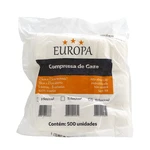 COMPRESSA DE GAZE 13 FIOS 7,5X7,5CM C/500UN EUROPA