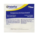 COMPRESSA DE GAZE ESTÉRIL 13 FIOS 10X10CM C/10UN POLARFIX