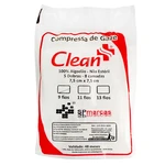 COMPRESSA DE GAZE 7,5X7,5CM 140G CLEAN (9-FIOS)