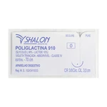 FIO SUTURA POLIGLACTINA 910 APARELHO DIGESTIVO SHALON (0-70CM-AG3/8CIR.CIL3.0)
